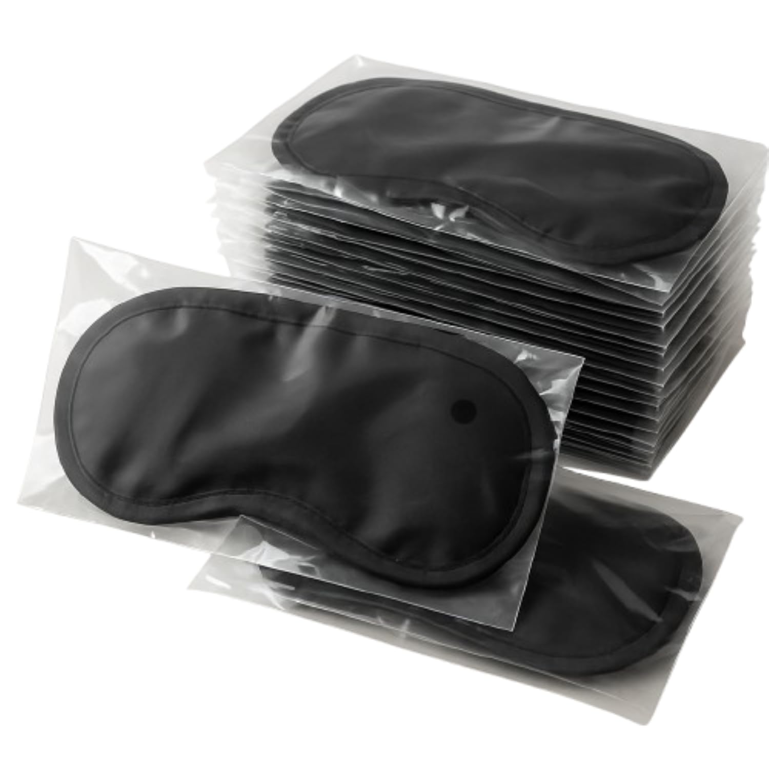 

Crystal Craft Eye Individually Sleep Masks for Perfect for 30 Masks Masks, Wrapped, Disposable, Blindfolding, Travel, чёрный