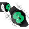 Tempered Glass for Samsung Galaxy Watch 4 40mm [2 Pack] Phonillico® Smartwatch Screen Protector Glass Film