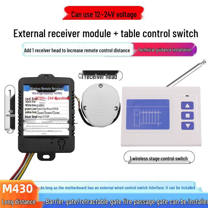 

Remote Control Receiver Module for Telescopic Barrier Gate System M430 Remote Module [Set]