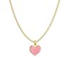 Zodiac Heart Contemporary Necklace With Layered Chain Perfect For Women Fashionable