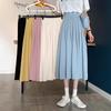 Korean Style High-Waisted A-line Pleated Skirt for Women - Slimming, Versatile, Mid-length (2026 Summer Collection)