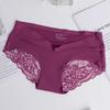 Women Ice Silk Seamless Low Waist Lace Sexy Breathable Ladies Panties