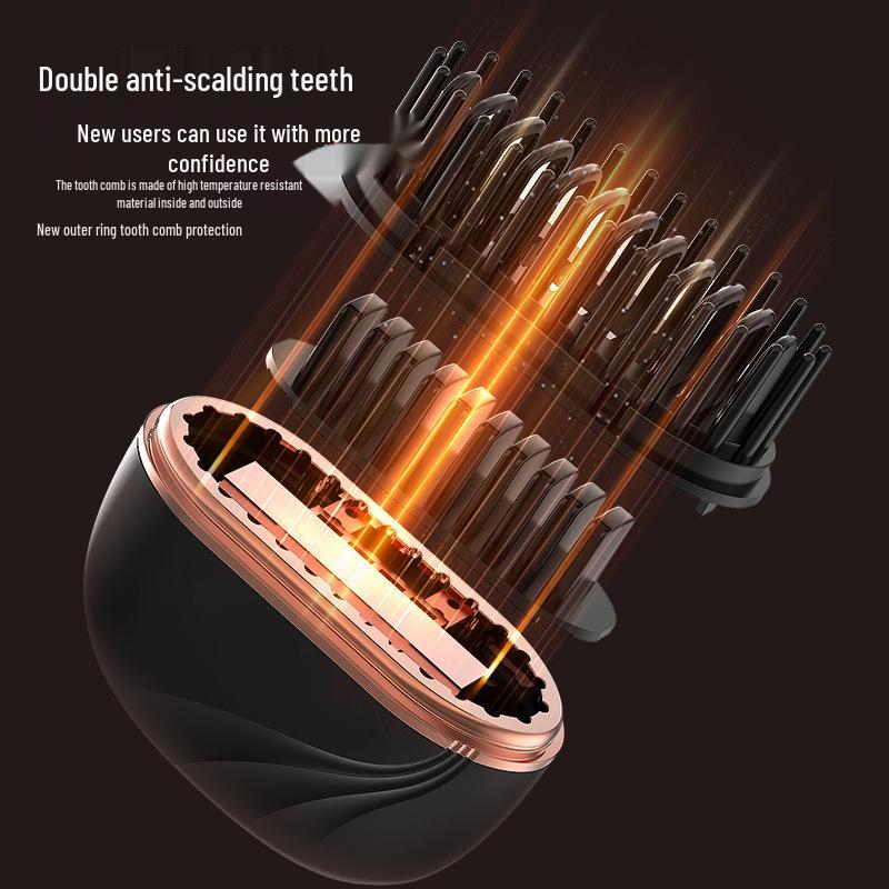 Wireless Dual-Use Straightening and Curling Iron Comb