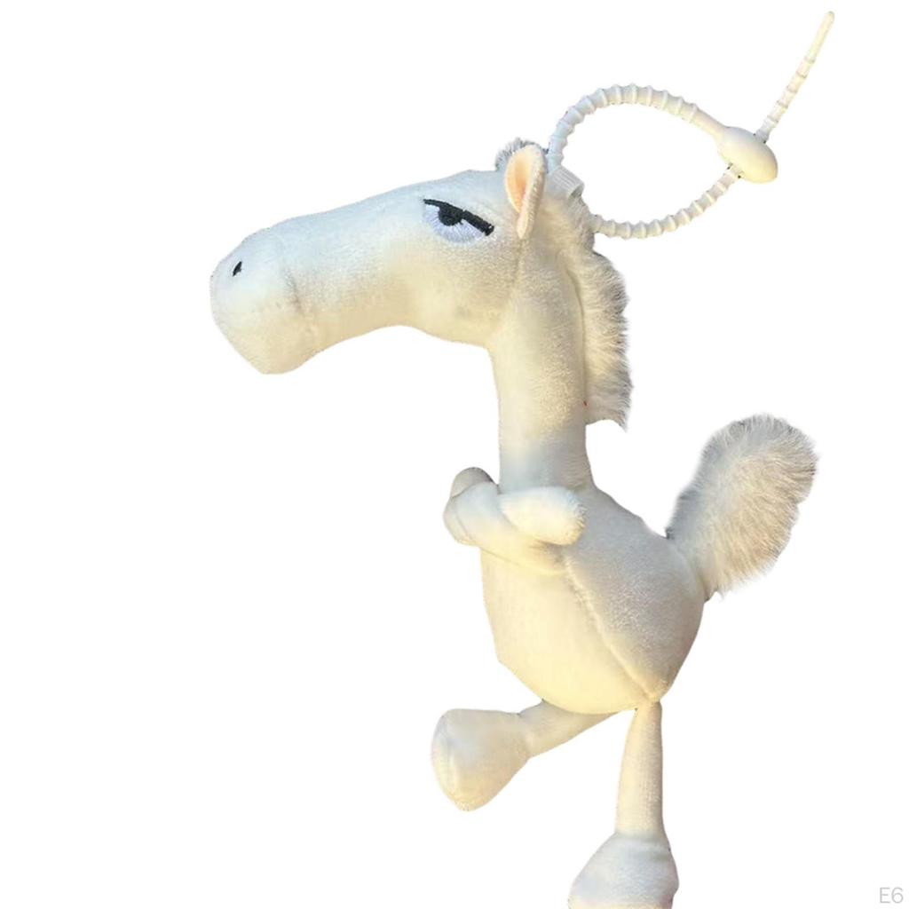 Horse Bag Charm Craftsmanship Party Favor Animal Ornament Collectible Keychain Cute for Purse