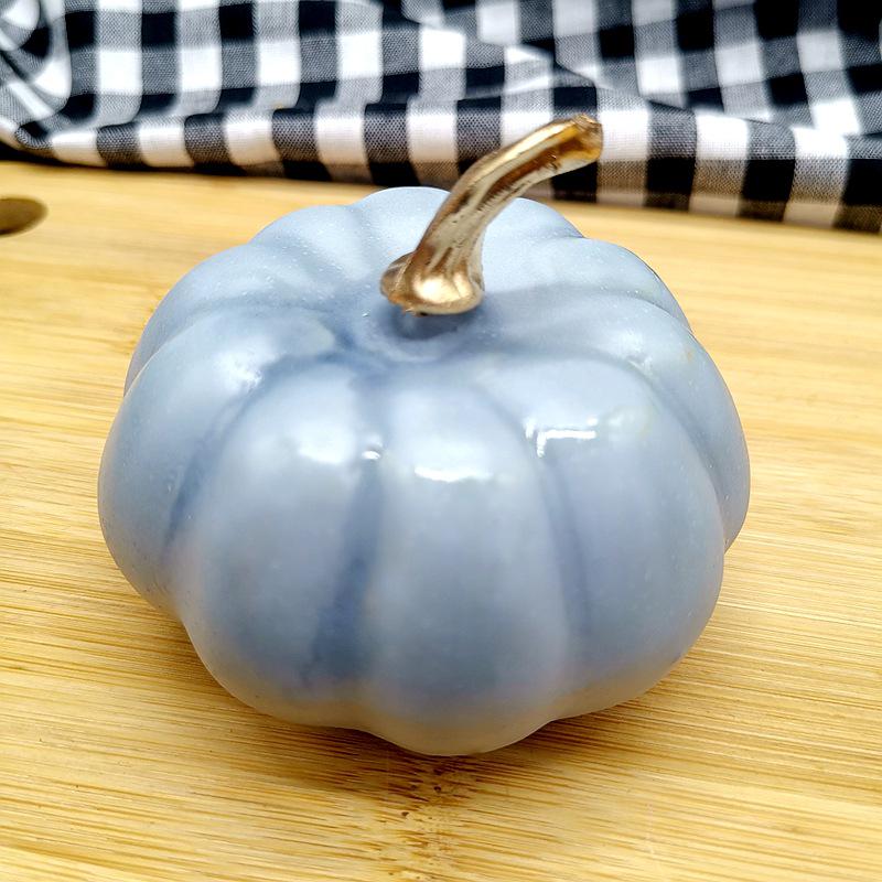 Buntes Kürbis-Set: Frucht- & Gemüsemodelle für Weihnachtsrequisiten & Dekoration