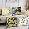 Lemon pillowcase cushion car living room home decoration square pillow bedroom 1PC sofa leisure and comfort