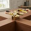 Alloy Invisible Hinges 10Pcs Hidden Cross Folding Table Accessories Durable Scratch Resistant