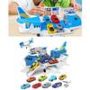 Aircraft Vehicle Toys Fun Educational Simulation Transport Cargo Airplane Car Toy Play Set for 3 To
