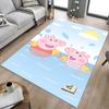 1pc Piggy Friends Pool Carpet for Playroom Bedroom Living Room Sofa Home Decor,kids Game Area Rug Non-slip Floor Mat Y723126