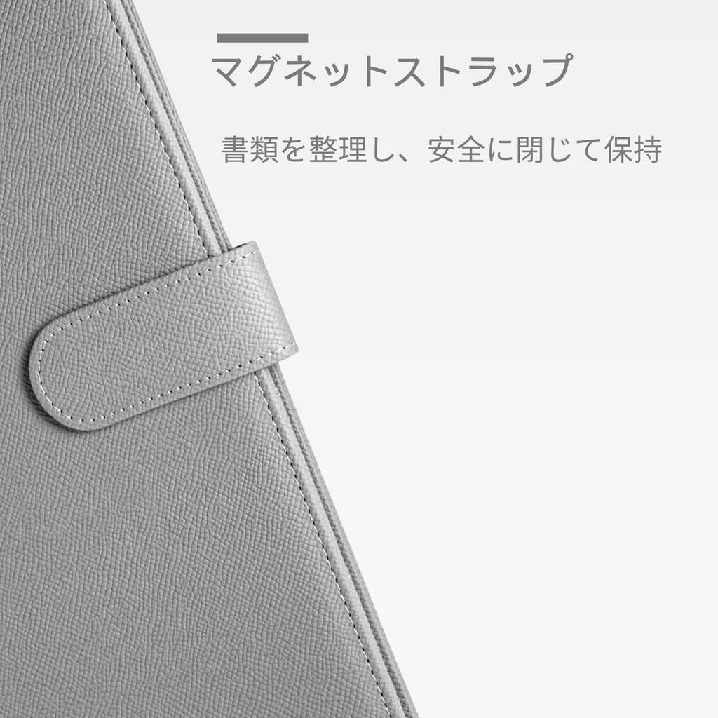 Mymazn A4 Binder Clipboard PU Meeting Pad Clip Desk Pad Signature A4 Document Folder for Contract Office Supplies Folder, Bi-fold Leather, File,