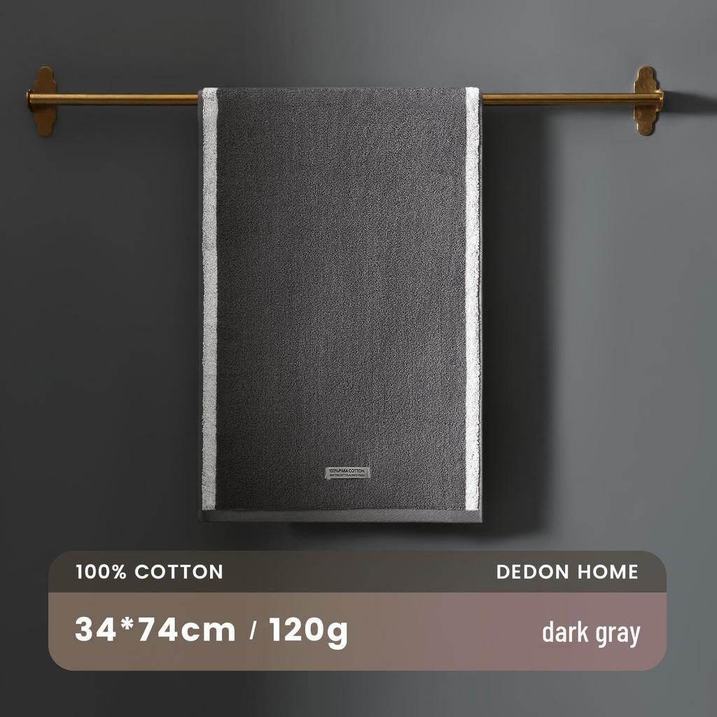 2025 New Style 7A Antibacterial Pure Cotton Lint-Free Absorbent Face Towel for Men, Women, Couples