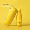 Portable Black-Coated UV Protection Capsule Umbrella