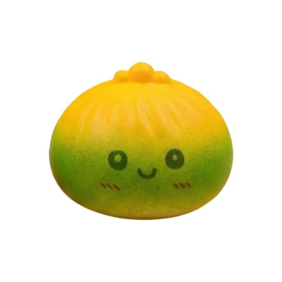 Gradient Cartoon Steamed Bun Toy Stretchy Simulated Dumpling Slow Rebound Squeeze Toy Portable Smiling Bun Hand S разноцветный
