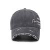 Side Letter Embroidered Holes Baseball Cap Men Women Sun Hat