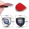 Car Stickers For Alfa Romeo 3D Metal Car Styling Fashion Decoration Shield Stickers Auto Accessories For Alfa Romeo Giulia Tonal
