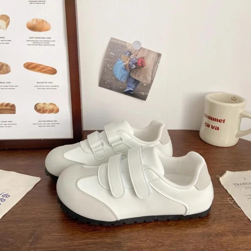 Mode 35-40 Mode Damenschuhe 2024 Frau Ballerinas Flachmund Lässige Damen Sneaker Runde Zehen Keil Korb Kleid Retro Freizeit