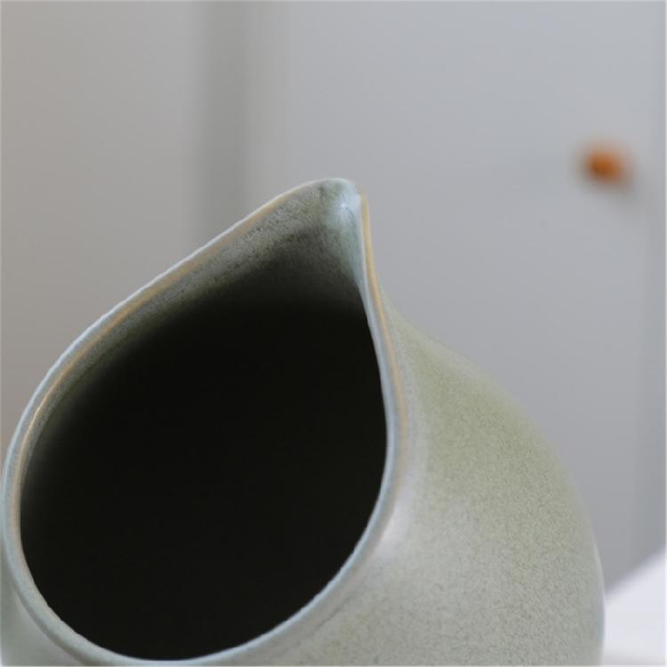 Klassischer Keramik-Kaffeefilter mit geräumiger 830-ml-Kanne, Kaffeemaschine mit großem Fassungsvermögen, Brauset für mehrere Tassen