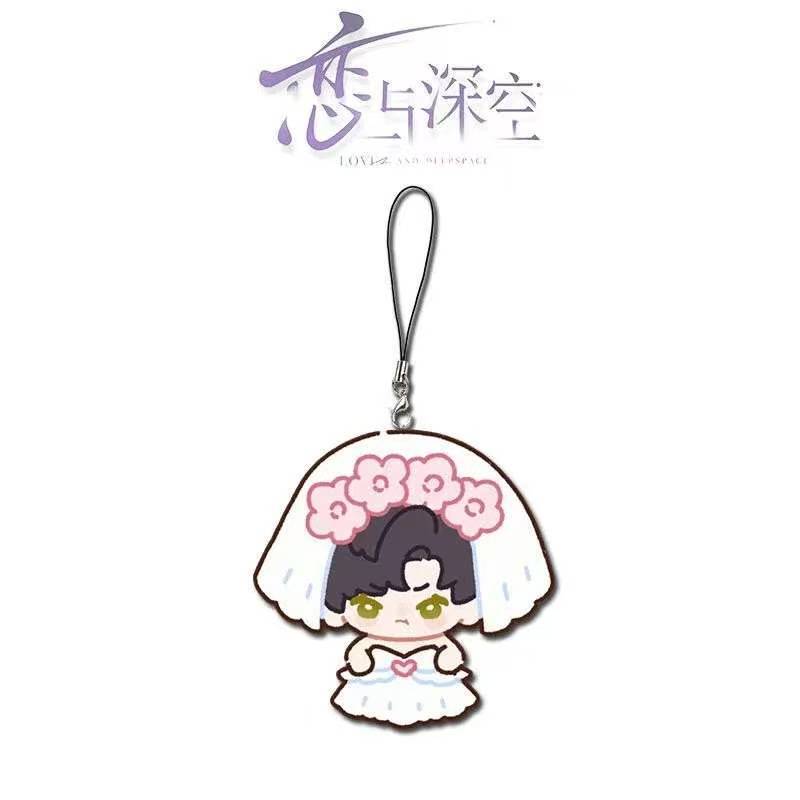 

Love and Deepspace Acrylic Pendant Cute Wedding Dress Style Rafayel Sylus Zayne Xavier Caleb Figure Game Fans Collection Gift