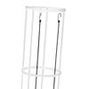 Vertical Ball Rack Basketball Ball Storage Rack Rolling Basketball Holder Sports Ball Organizer for Gyms Rooms Indoor School