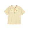 LUSON Girls' 2026 Summer Breathable Polo Shirt