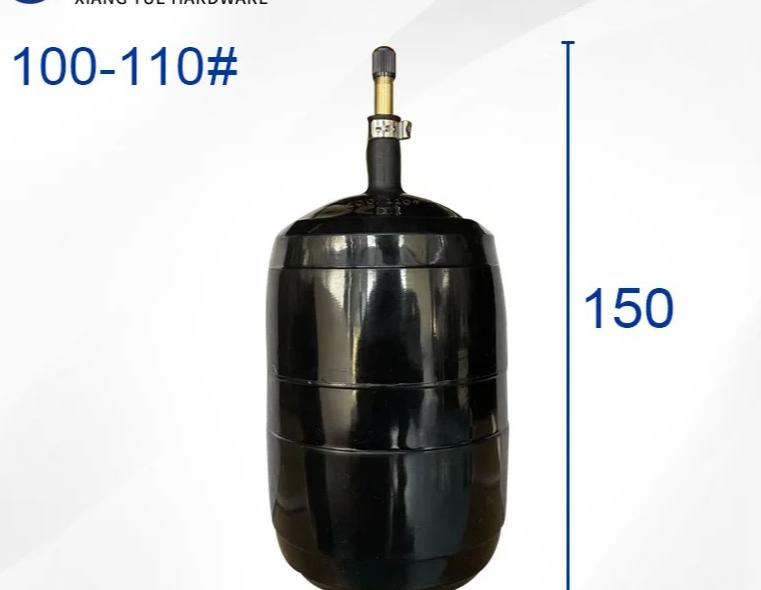 Tube Leaking Test 50-600mm OD End Plumbing Natural Rubber Drain Air Bag Inflatable Bung Stop Plug Block