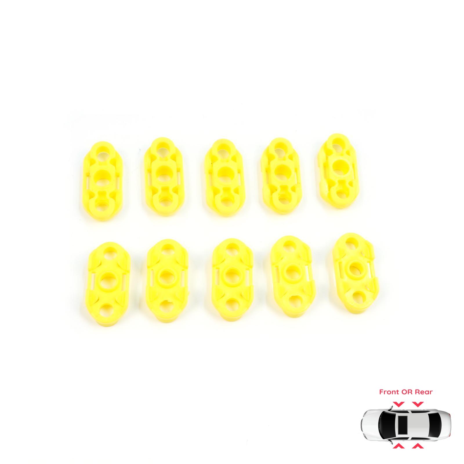 

BWR19-1 10 Pieces Window Regulator Guide Clips for Buick Pontiac Oldsmobile Impala Cadillac GM Saab 20369894 20369895