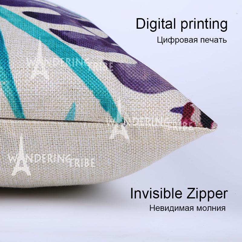Vintage Home Decor Cushion Covers Flower Floral Pillowcase For Sofa Nordic Throw Pillow Covers 45 X 45 Cm Quality Polyester Pill