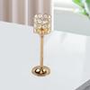 Crystal Candle Holder Decor Plating Table Centerpiece Candlesticks for Wedding, Dining Room,