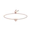 Emporio Armani Minimalist Luxury Fashion Versatile Bracelet Women bracelet Rose-Gold Silver EG3554221