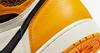 555088-711 Nike Air Jordan 1 Retro High OG Yellow Toe 2022 black white