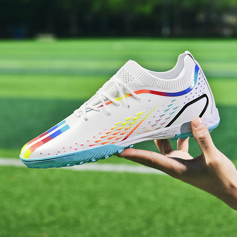 2025 Foreign Trade New Football Shoes Male Youth Student Spike Training Shoes Men's and Women's Summer Breathable Sports Shoes