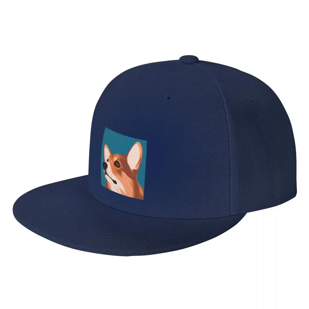 Corgi Baseball Cap Fashion Beach tea Hat Luxury Unisex Hat New In Hat Womens Beach Unisexs