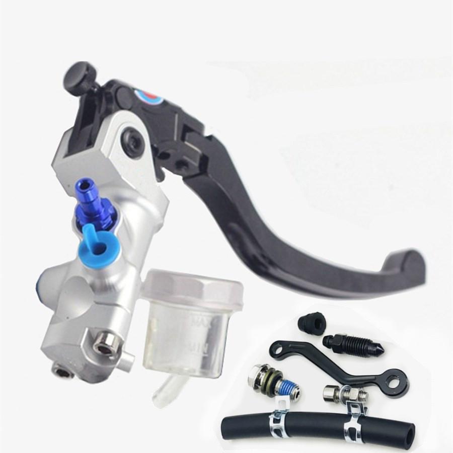Universal CNC Aluminum Right + Left 17.5mm motorcycle brake clutch pump lever Radial master cylinder 7/8" 22mm For Yamaha Kawasaki Suzuki