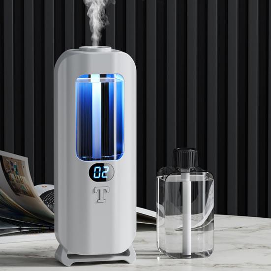 Rechargeable Aromatic Dispenser Essential Oil Diffuser with Light Timer Function 5 Modes Wall Mount Aromatherapy Machine