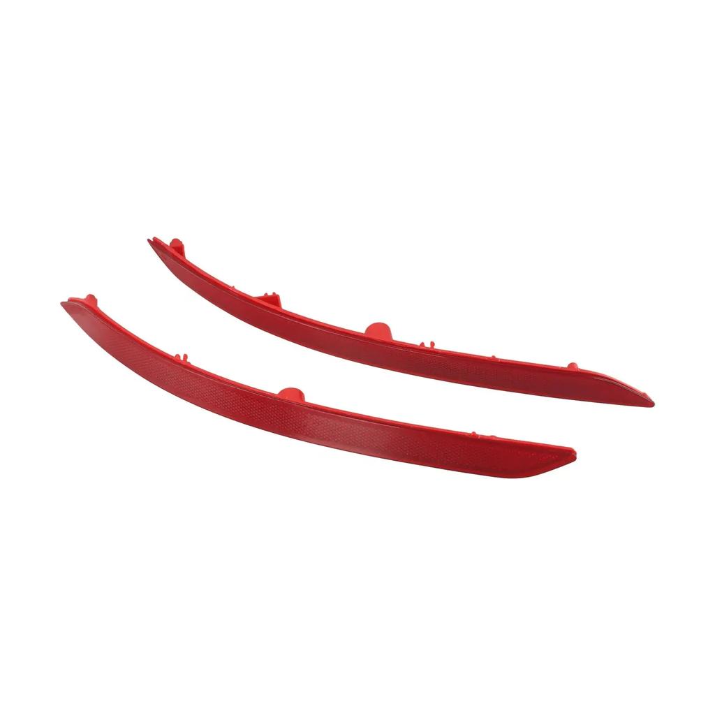 Black Rear Bumper Reflectors for Hyundai Elantra 2017 2018 Easy Installation OEM Numbers 92405 F2000 92406 F2000