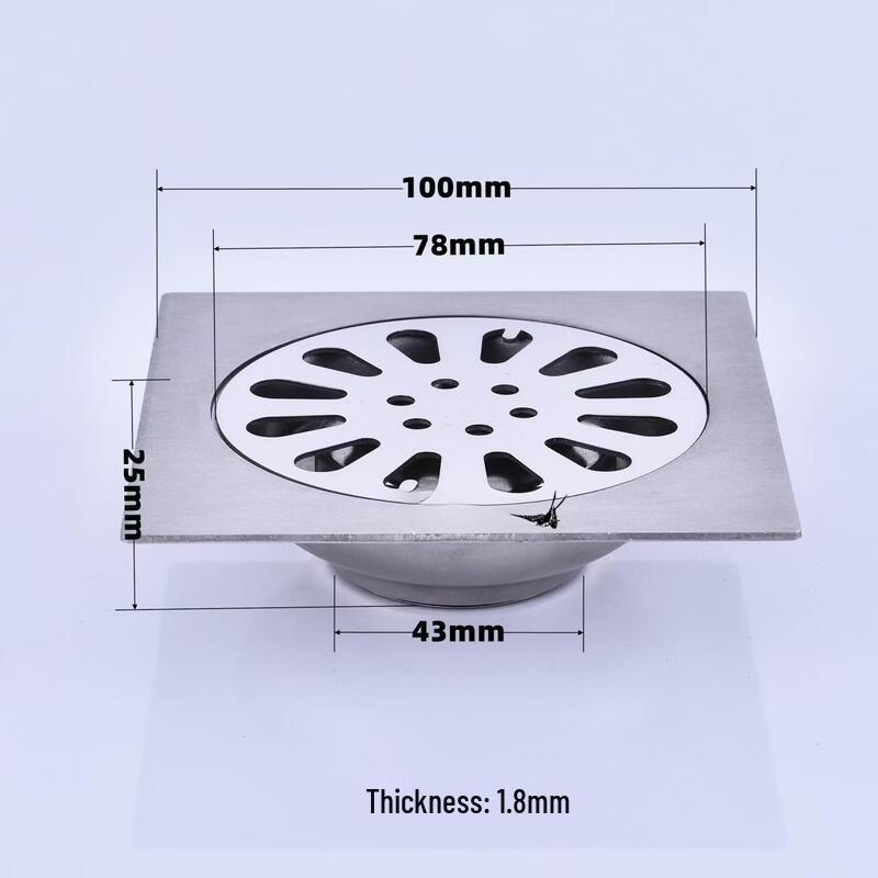 Langzhiwen Stainless Steel Washing Machine Floor Drain