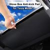 For Tesla Model 3 Glove Box Anti-kick Pad Full Protector Cover Leather Protection Covers Model3 Three Interior Decor Accessories