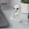 Alien Figurine 3D Printed Model Funny Yoga Zen Statue for Creative Desktop Ornament Room Meditation Space Living Office Decor Gift Sci-Fi
