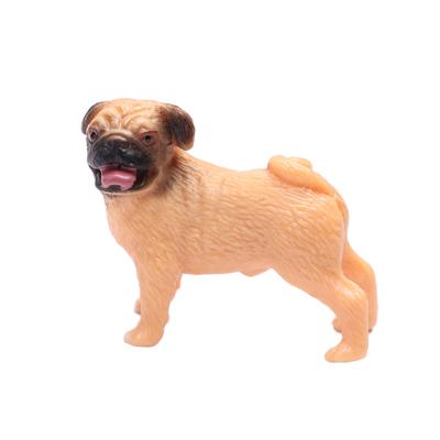 Mini  Toys Decoration Accessories Pug Dog Hound Miniature Ornaments Animal Model Figurines