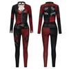 Women's 3D Mechanical Robot Skeleton Print Halloween Jumpsuit Romper Cosplay Costume