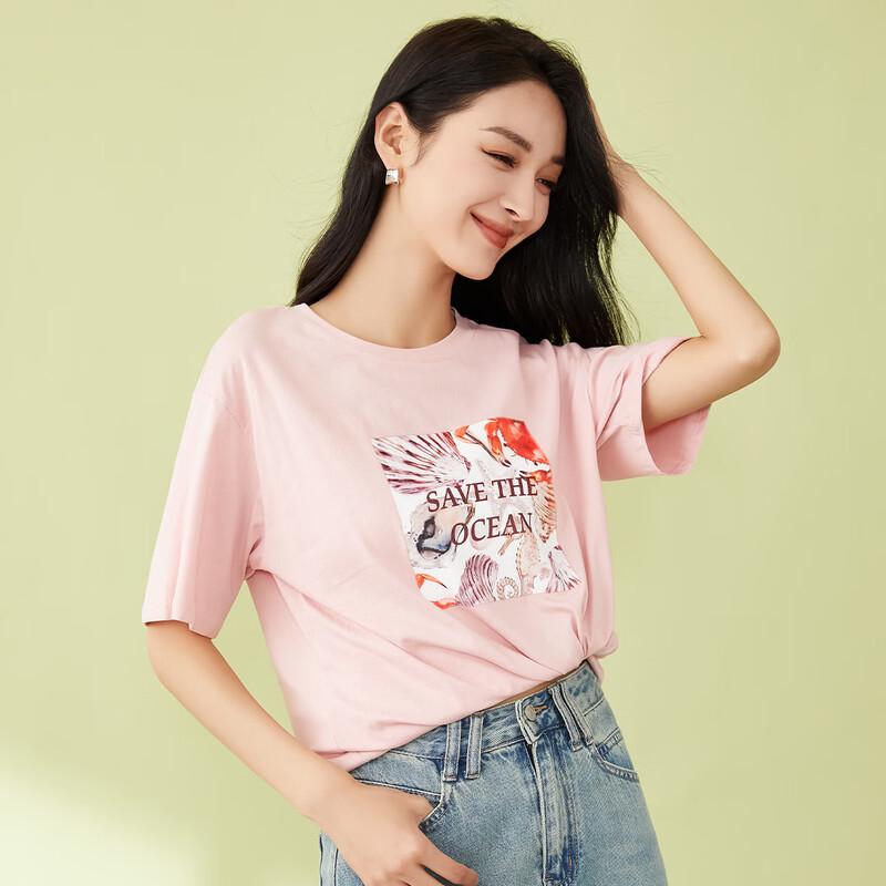 

Shetu Women s Fashion Printed Short Sleeve T-Shirt F