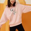 Li Ning X Disney Sweatshirts Women's Light Water Pink Hooded Moderate Regular AWDR492-4