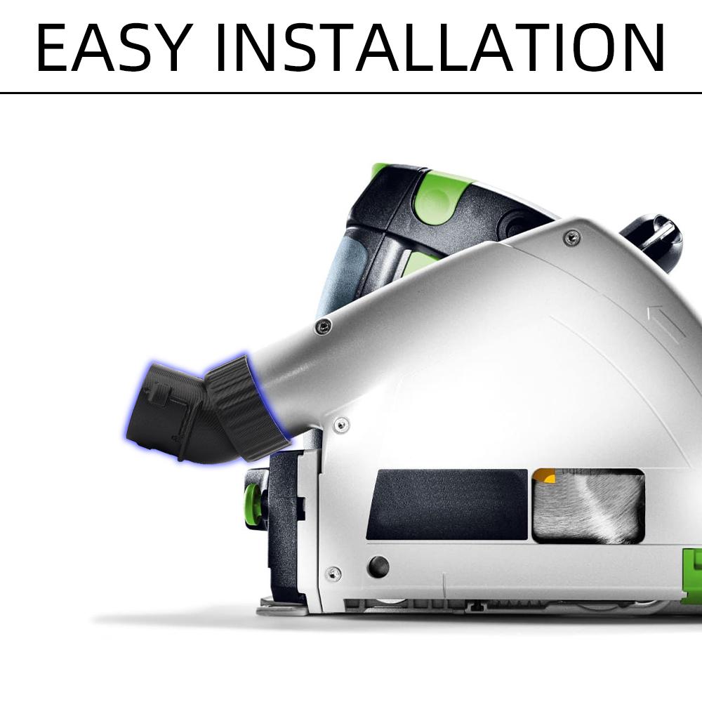 Railschuurder Slangpoort Zonder Klem met Vaste Positie Festool Voor Festool TS55 TS60 TS75 HK55 Railschuurmachine