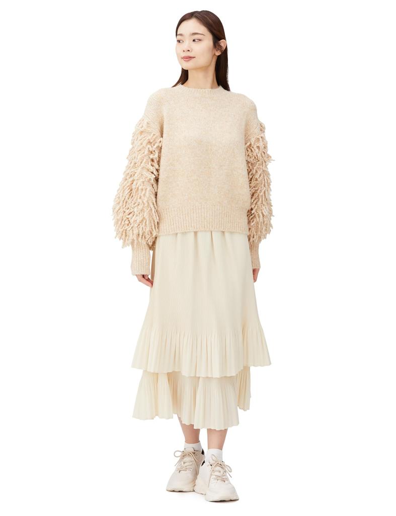 Emi Fringe Sleeve Pullover Knit Women's (13WNT235051)