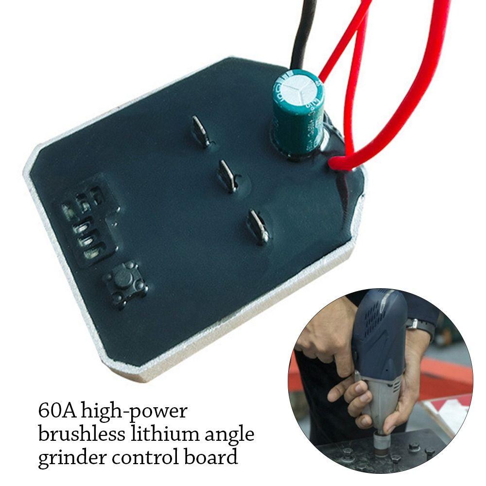Brushless Lithium Angle Grinder Control Board Electric Grinder Motherboard  Power Tool