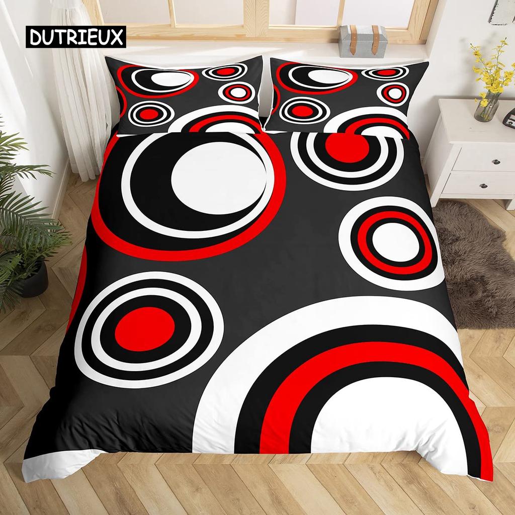 Povlečení s zebřím vzorem King size Abstraktní pruhy Zvířecí kůže Ložní sada Geometrické linie Moderní polyesterový povlak na přikrývku