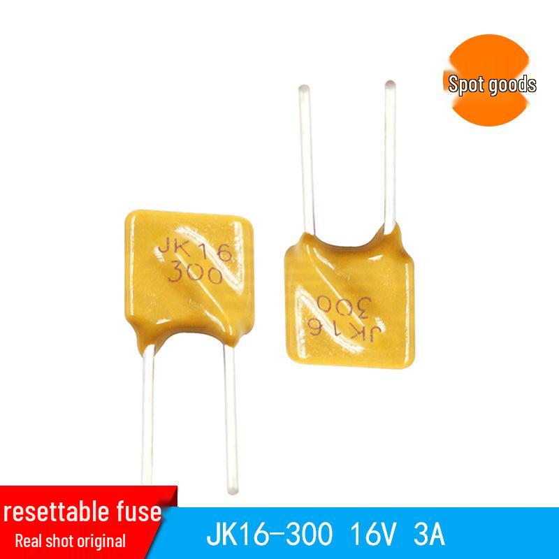 JK16-300 16V 3A Plug-in Resettable Fuse, In Stock