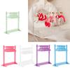 Acrylic Single-layer Earrings Holder Jewelry Display Stand Necklace Jewelry Show Bracket Earring Organizer Stand Durable