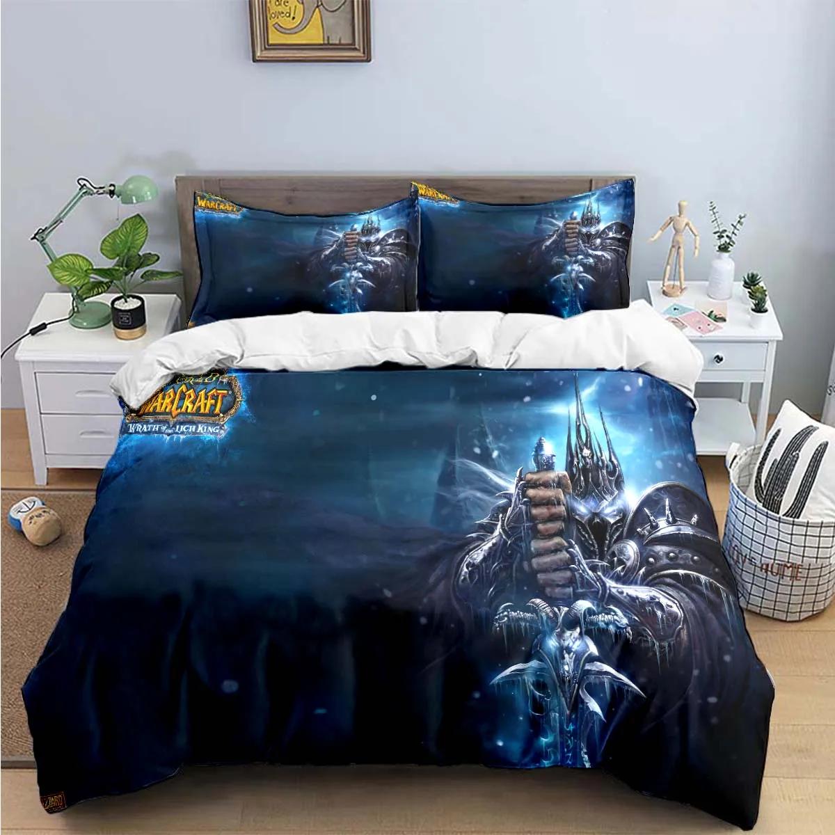 

Hot Fashion 3D Game W-Warcraft Print Bedding Sets Bed Supplies Set Duvet Cover Bed Comforter Set Bedding Set Luxury Gift EU Twin 135x200cm