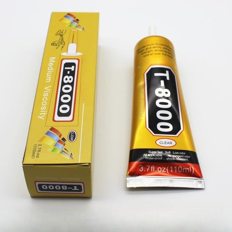1PC Genuine T8000 Glue, Mobile Phone Screen Frame Warping Screen Repair, Drill Repair Plastic Sealant